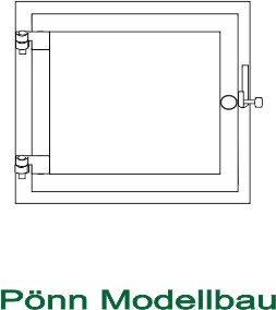 Stall Fenster "Stahl" 